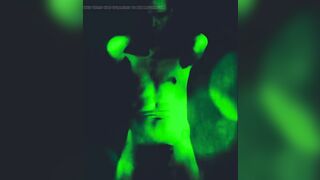 British Freddie Sunfields in Dark Green Lights Masturbation