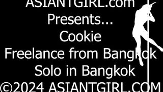 ASIANTGIRL - Cookie Slides Down Her Red Sexy Dress For You