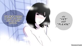LewdVerse - Stay Over Route B (FUTA ROOMMATE SHOWER SEX)