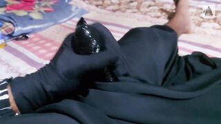 Black Burqa Cum And Black Condom Hand Job. Hot Video Satar Majhabi Mumin