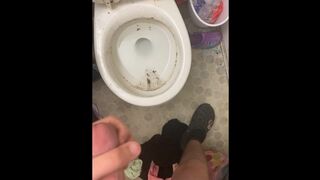 Had to cum after a nice piss