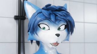 Huge Cock Futa Shark Fucks Furry Girl in the Shower Yiff Porn Animation