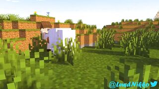 Femboy falls down a cliff and meet a new friend - Minecraft Gay Porn Mod