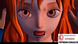 Futanari Nami Hard Fucked Robin And Creampie On Ship | Best One Piece Hentai 4k