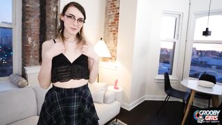 GROOBYGIRLS - Princess Emmy First Time Solo Masturbation