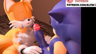 Hot Trap Sonic Hentai Story And Creampie | Best Trap Furry Hentai 4k 60fps