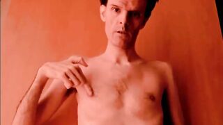British Freddie Sunfields in Red Light Wet Nipples