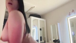 Trans Girl Sucking On BBC And Fucked Until He Cums POV