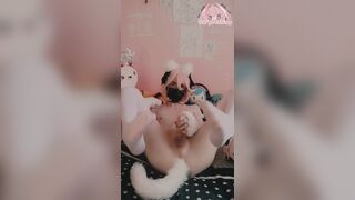 Cute femboy kitten wants to know if you want to play with her