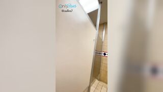 Cum-n-go????✊???? Solo male takes you to the restroom for a quickie