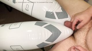 Small Penis Cumming On Two Inflatable Airplanes