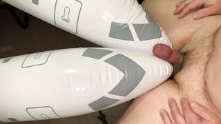 Small Penis Cumming On Two Inflatable Airplanes