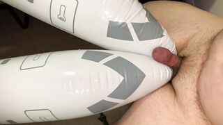 Small Penis Cumming On Two Inflatable Airplanes