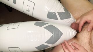 Small Penis Cumming On Two Inflatable Airplanes