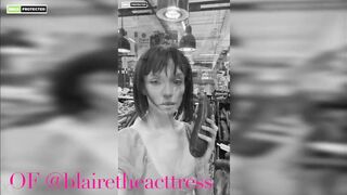 Blairetheactress Fun in supermarket