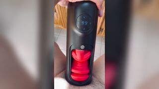 Jerk off with my new sex toy