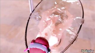 Dva shower big cock deepthroat big cumshot Full HD 60fps