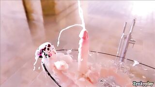 Dva shower big cock deepthroat big cumshot Full HD 60fps