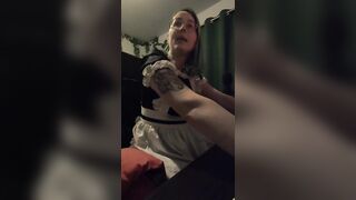 Gamer Maid Caught Grinding on Toy - Slutty Moans & Embarrassment - Roleplay