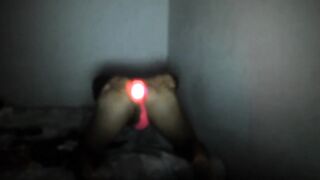 Like a Firefly! Playing my new anal buttplug led