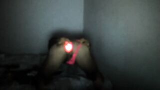 Like a Firefly! Playing my new anal buttplug led