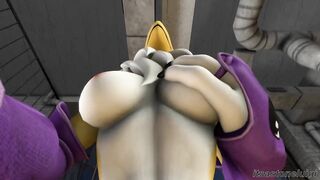 Sucking on Futa Renamon Huge Cock Futa Taker PoV Hentai Animation