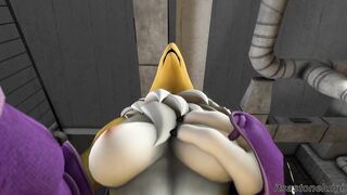 Sucking on Futa Renamon Huge Cock Futa Taker PoV Hentai Animation