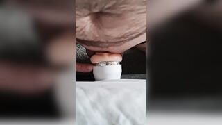 Noisy Fleshlight With An Ass Shaking Cum Shot
