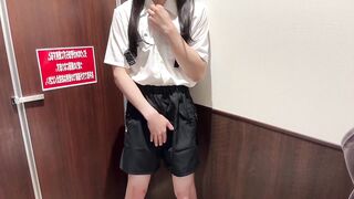 [Crossdressing] Japanese masturbation with a lot of ejaculation in a cute uniform ????