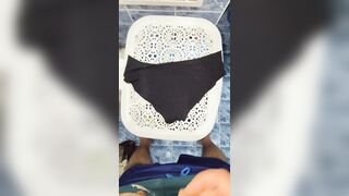 Daughter panties cumming