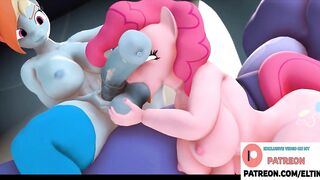 Futa Rainbow Dash Hard Anal Fucking And Getting Creampie | Best Furry Hentai 4k 60fps