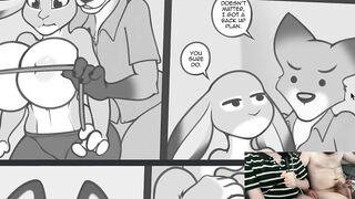 Furry Hentai Sex: Judy Gets Railed by Nick's Big Dick!