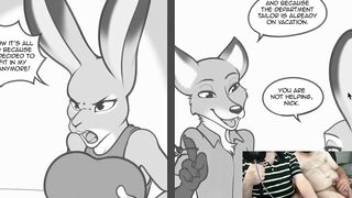 Furry Hentai Sex: Judy Gets Railed by Nick's Big Dick!