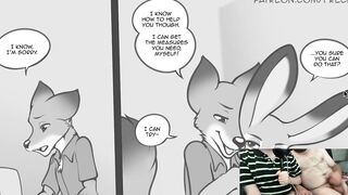 Furry Hentai Sex: Judy Gets Railed by Nick's Big Dick!