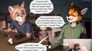 SEXY College Slut Titfucks a Cute Twink! (Furry Comic Dub)