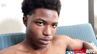 A Newbie from Miami Strokes His Big Black Dick - Rocksboys