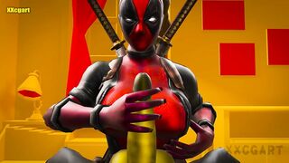 Deadpool & Wolverine hentai - Wolverine Fuck Deadpool Amazing scene PART B