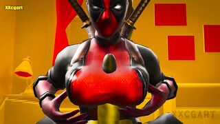 Deadpool & Wolverine hentai - Wolverine Fuck Deadpool Amazing scene PART B