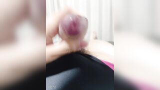 Femboy Swimsuit closeup cumshot