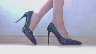 High heels with nylon only!