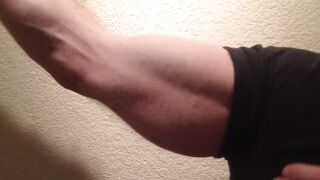 Bicep Flex Up Close