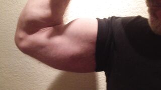 Bicep Flex Up Close