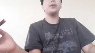 Trans boy | smoking w3ed and playing with my boy pussy | big clit ftm