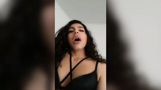 Ladyboy fucks and facefucks her bottom boy