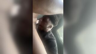 sucking dick in the car on the basketball court