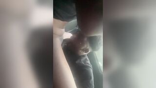 sucking dick in the car on the basketball court