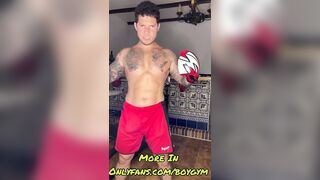 Naughty Boxer Cum With No Touch????