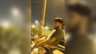 Jerking off in the street and getting caught multiple times