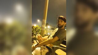 Jerking off in the street and getting caught multiple times