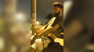 Jerking off in the street and getting caught multiple times